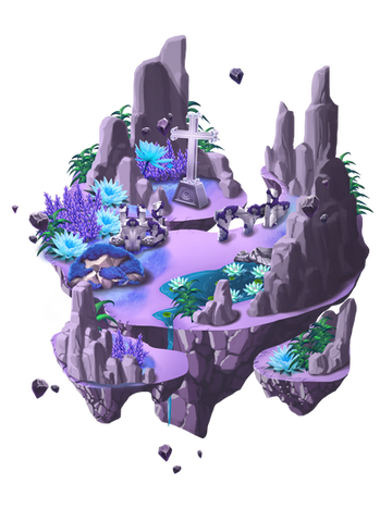 This idyllic island is surrounded by rugged mountains and beautiful flowers, providing a perfect haven for your angelic friends. 