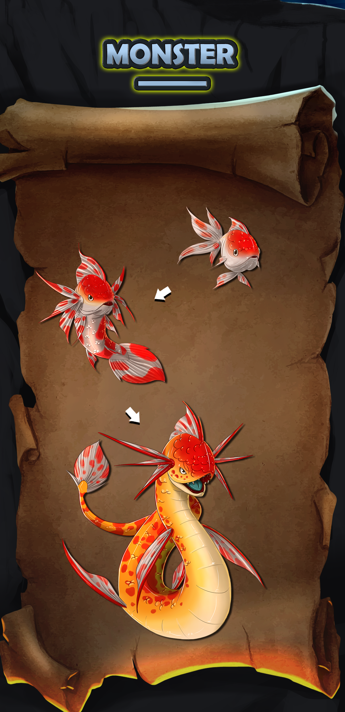This amazing creature has three levels, so you can capture it and take care of it as you progress through the game. Plus, if you take good care of your creature, it will grow to become a fearsome companion! 