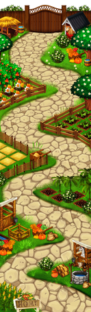 Farm Adventure Pathway will take you on a journey through a farmer's field, with different crops and landmarks along the way. 