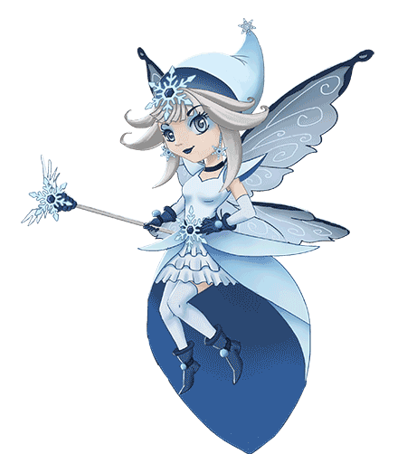 The winter fairy is here to make your day a little more special.With her wand, she can give you all of those warm and fuzzy feelings that come along with fall leaves changing colors or crisp colder air in December!