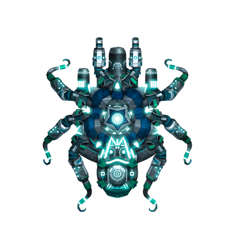 Futuristic Space ship, sea creature inspired design